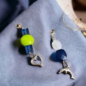 2 piece Blue Charm Set - New